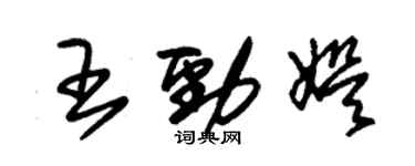朱錫榮王勁娛草書個性簽名怎么寫