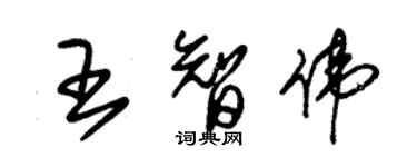 朱錫榮王智偉草書個性簽名怎么寫