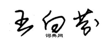 朱錫榮王向芬草書個性簽名怎么寫