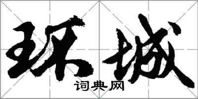 胡問遂環城行書怎么寫