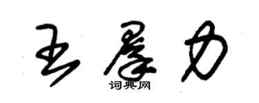 朱錫榮王群力草書個性簽名怎么寫