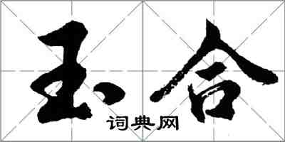 胡問遂玉合行書怎么寫