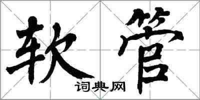 翁闓運軟管楷書怎么寫