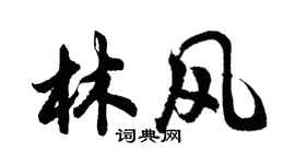 胡問遂林風行書個性簽名怎么寫