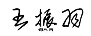 朱錫榮王振羽草書個性簽名怎么寫