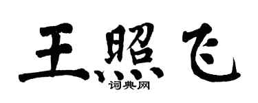 翁闓運王照飛楷書個性簽名怎么寫
