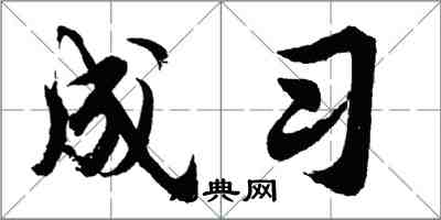 胡問遂成習行書怎么寫