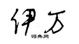 曾慶福伊萬草書個性簽名怎么寫