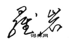 駱恆光羅岩草書個性簽名怎么寫