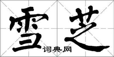 翁闓運雪芝楷書怎么寫