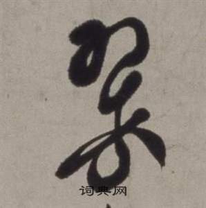 行草書詩卷中徐渭的寫法