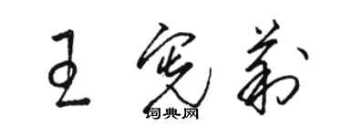 駱恆光王憲莉草書個性簽名怎么寫