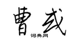 王正良曹或行書個性簽名怎么寫