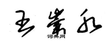 朱錫榮王崇水草書個性簽名怎么寫