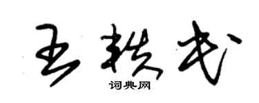 朱錫榮王軼民草書個性簽名怎么寫