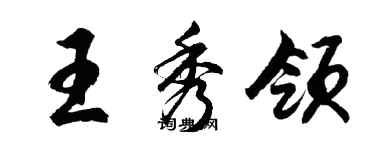 胡問遂王秀領行書個性簽名怎么寫