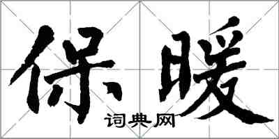 翁闓運保暖楷書怎么寫