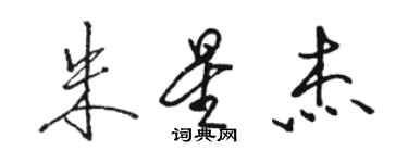 駱恆光朱星傑行書個性簽名怎么寫