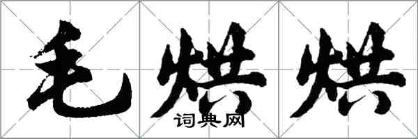 胡問遂毛烘烘行書怎么寫