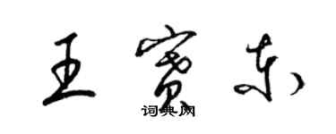 梁錦英王賽東草書個性簽名怎么寫