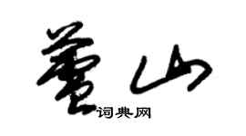 朱錫榮蘆山草書個性簽名怎么寫