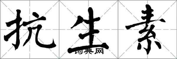 翁闓運抗生素楷書怎么寫