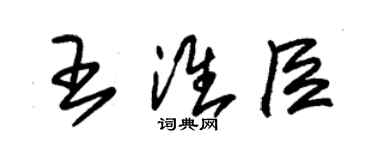 朱錫榮王淮臣草書個性簽名怎么寫