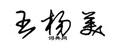 朱錫榮王楊美草書個性簽名怎么寫