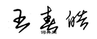 朱錫榮王春皓草書個性簽名怎么寫