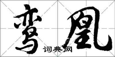 胡問遂鸞凰行書怎么寫