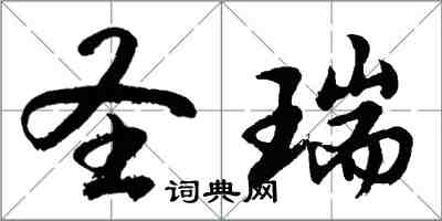 胡問遂聖瑞行書怎么寫