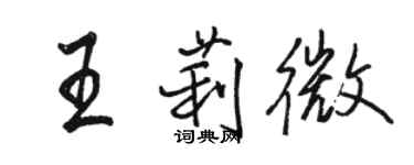 駱恆光王莉微行書個性簽名怎么寫