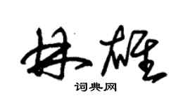 朱錫榮林雄草書個性簽名怎么寫