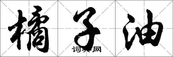 胡問遂橘子油行書怎么寫