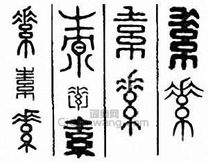 “素”篆刻印章