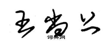 朱錫榮王尚上草書個性簽名怎么寫