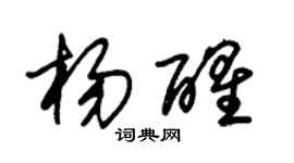 朱錫榮楊醒草書個性簽名怎么寫