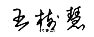 朱錫榮王樹慧草書個性簽名怎么寫