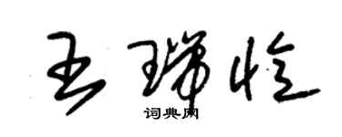 朱錫榮王瑞憶草書個性簽名怎么寫