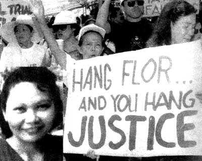1995年3月17日菲律賓女傭弗洛爾在新加坡被判絞刑_歷史上的今天