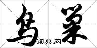 胡問遂鳥巢行書怎么寫