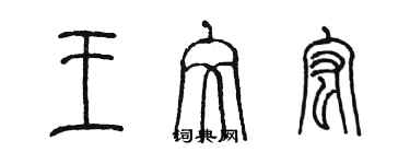 陳墨王文宏篆書個性簽名怎么寫