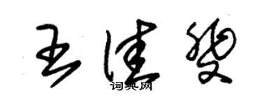 朱錫榮王佳斐草書個性簽名怎么寫