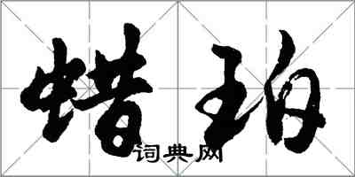 胡問遂蠟珀行書怎么寫