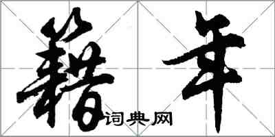 胡問遂籍年行書怎么寫