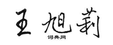 駱恆光王旭莉行書個性簽名怎么寫