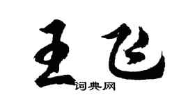 胡問遂王飛行書個性簽名怎么寫