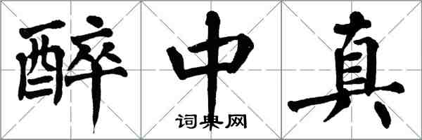 翁闓運醉中真楷書怎么寫