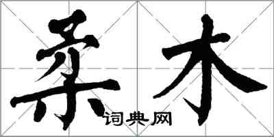 翁闓運柔木楷書怎么寫