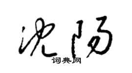 梁錦英瀋陽草書個性簽名怎么寫